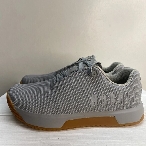 NOBULL Outwork Edge Impact Unisex Size M7 W8.5 Grey SuperFabric Lace Up Sneakers - Picture 8 of 8